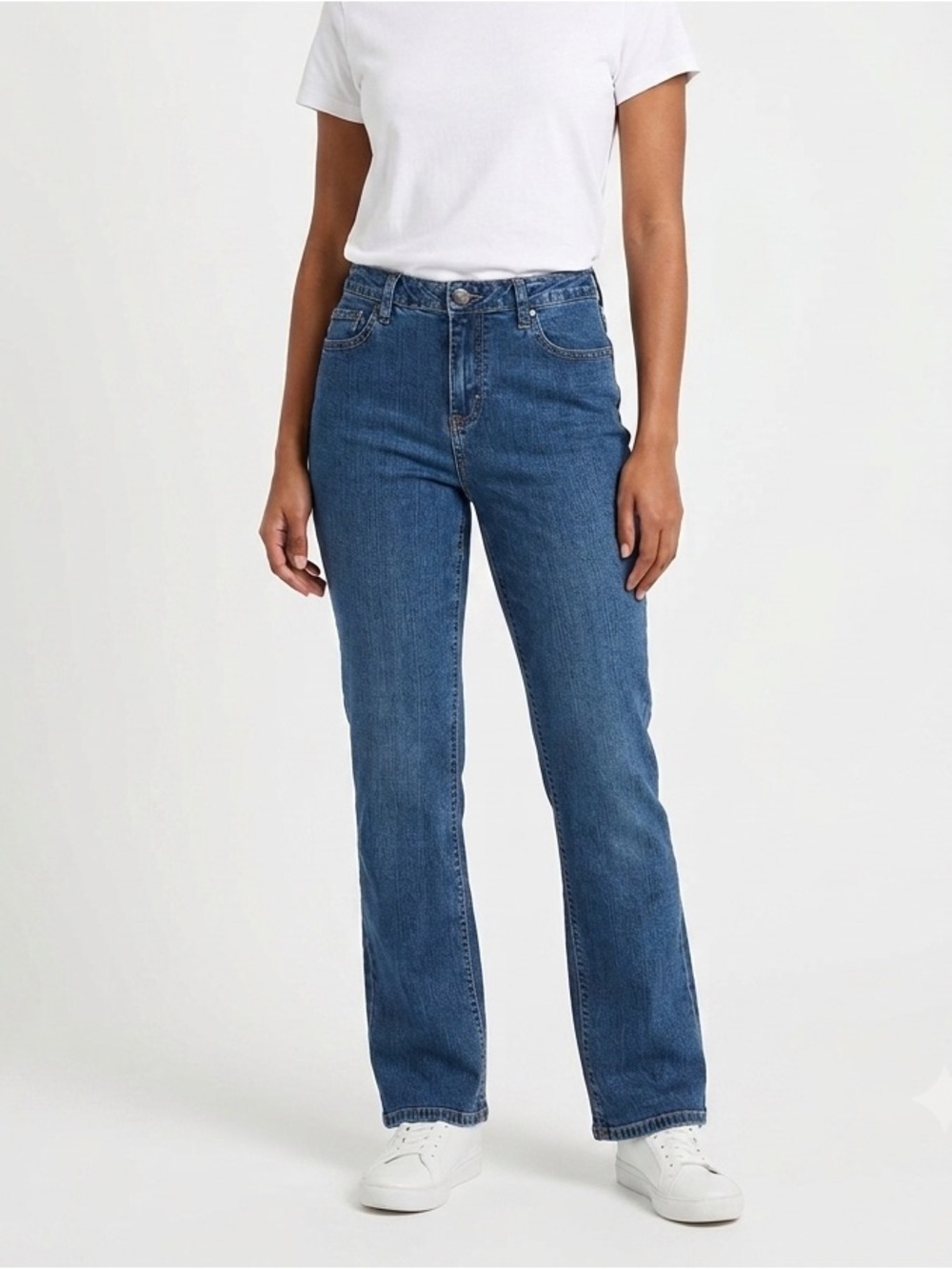 Womens Y2K Calvin Klein Jeans Medium Wash Bootcut Size 8 Vintage